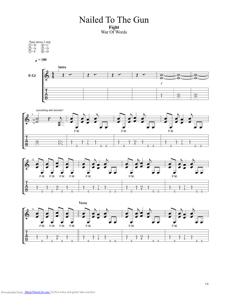 Century of Doom Tab by Ludovic Egraz (Guitar Pro) - Solo Guitar