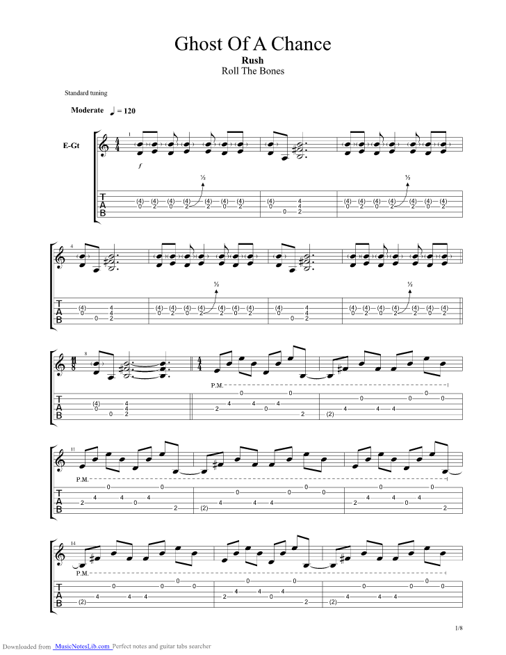 ghost on the shore tabs