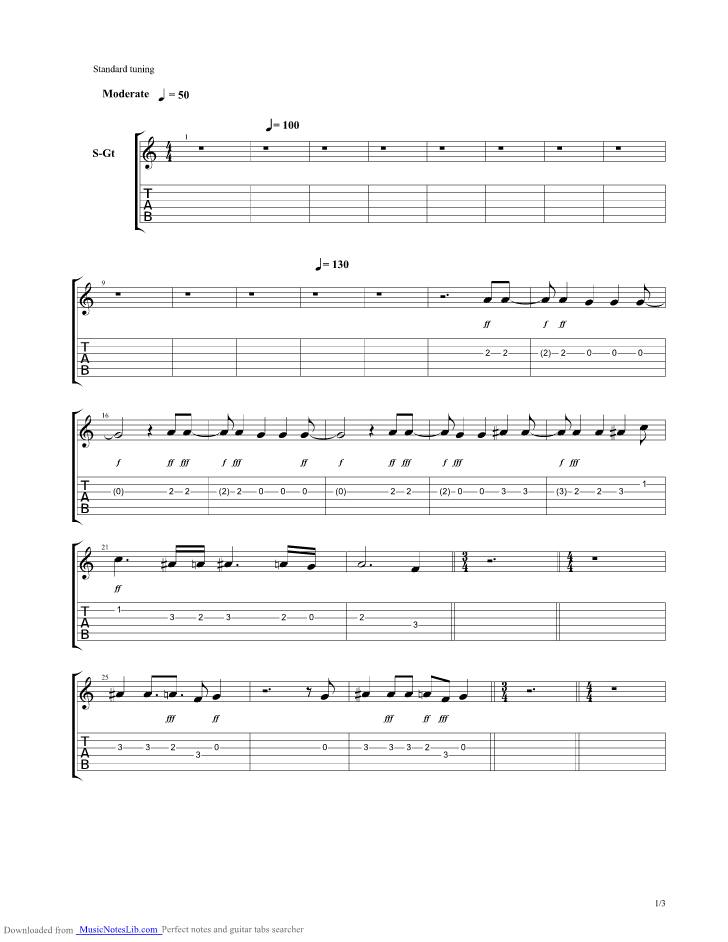 Love Me Do Guitar Pro Tab By Beatles 