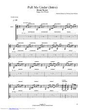 pull me under guitar pro tab download