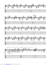 Eric Clapton Pretending Guitar Tab in E Major - Download & Print - SKU:  MN0065030